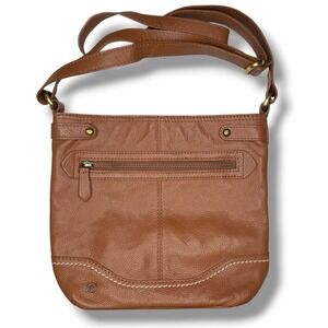 Born Bucket Crossbody Leather Handbag Bag Camel Tan Leather